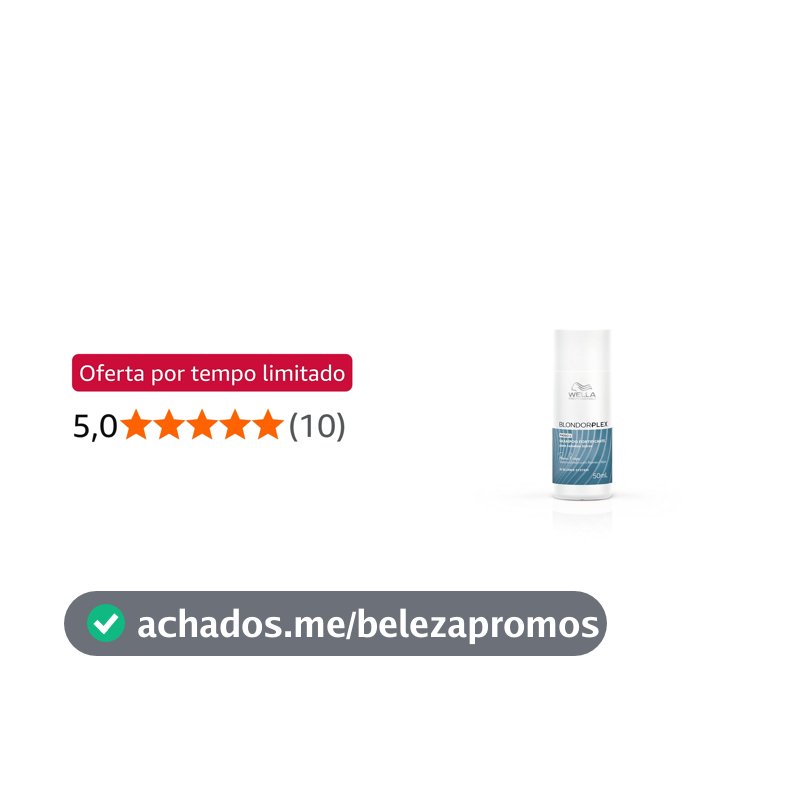 Shampoo Fortificante Wella Professionals Blondorplex - 50ml