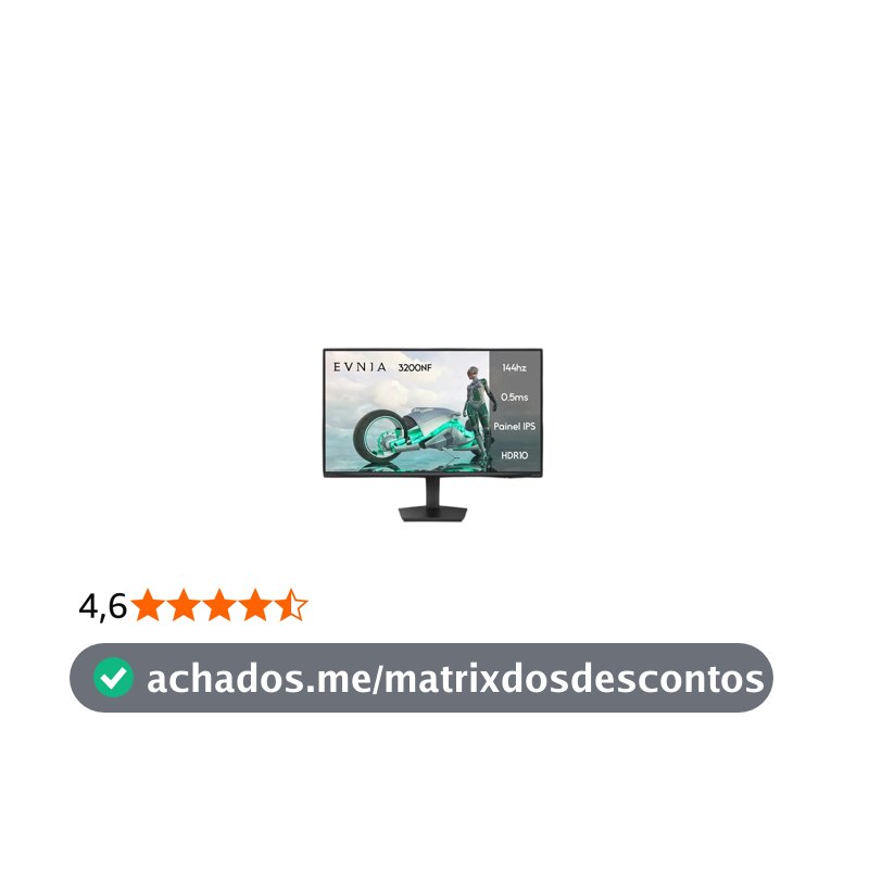 Monitor Gamer Philips Evnia 23.8" 144HZ 0,5MS 24M2N3200NF