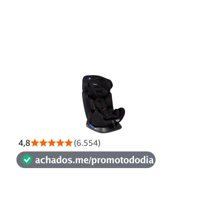 Cadeirinha Cosco Kids, Progress, 0 a 36kg, Preto