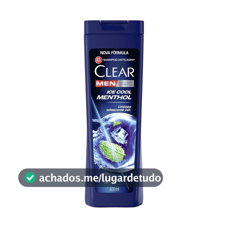 Clear Shampoo Men Anticaspa Ice Cool Menthol 400Ml