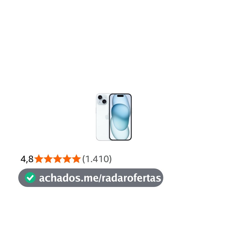 Apple iPhone 15 (256 GB) — Azul