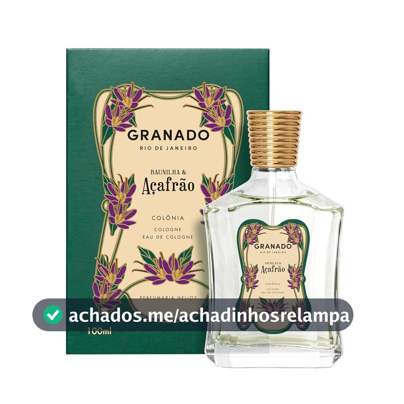 Granado Colônia, Vintage, Baunilha & Açafrão, 100ml