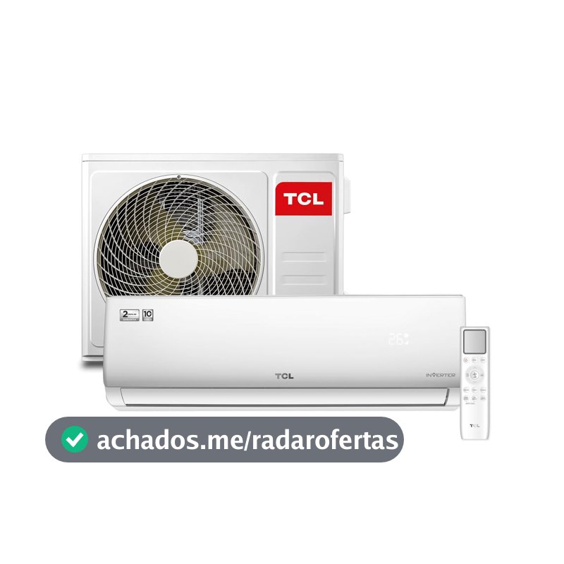 TCL Ar Condicionado Split Inverter TCL 34.000 Btus Elite Quente e Frio TAC-34CHSG2-INV – 220 Volts