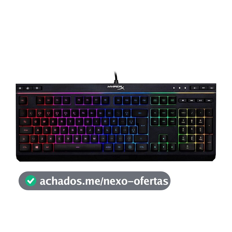 HyperX Teclado Gamer HyperX Alloy Core RGB, ABNT2, PRETO