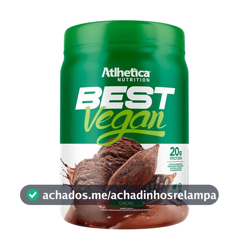 Best Vegan (500g) - Sabor Cacau, Atlhetica Nutrition