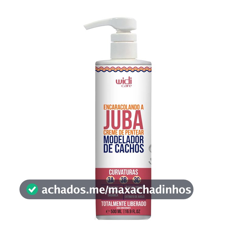Widi Care Creme de Pentear Encaracolando a Juba 500ml