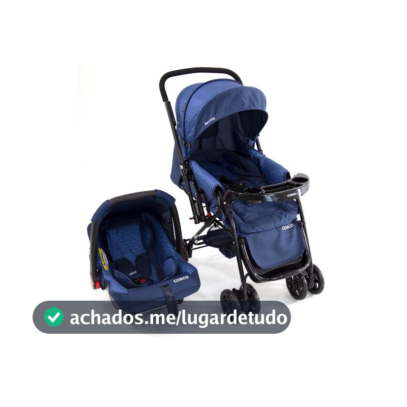 Cosco Kids, Travel System Reverse, Azul Rajado