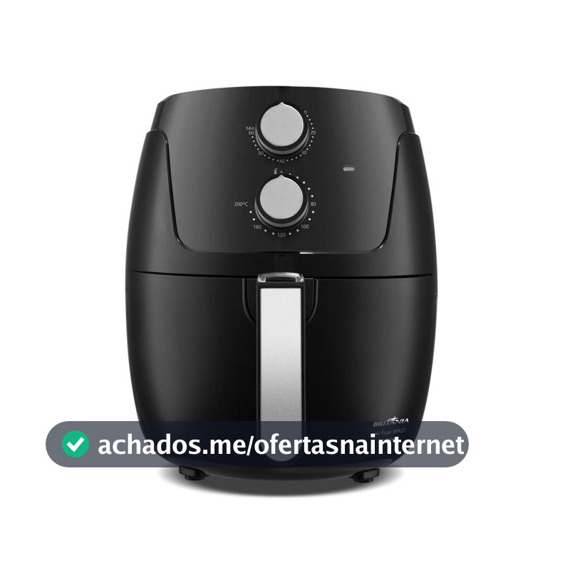 Britânia Fritadeira Air Fryer BFR37 Revestimento Dura Mais 4,2L 1500W 127V 4 litros