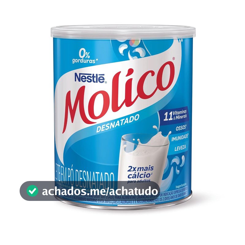 Leite em Pó Desnatado MOLICO Total Cálcio 280g Molico Sabor