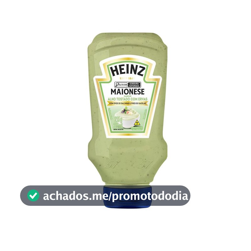 Heinz Maionese Alho Tostado com Ervas 215G