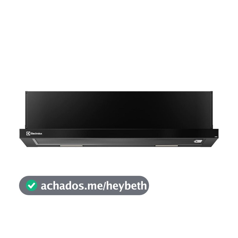 Electrolux Depurador de Ar Electrolux 90cm Retrátil Preto Efficient com Luz de Led (DE9RB) 220V