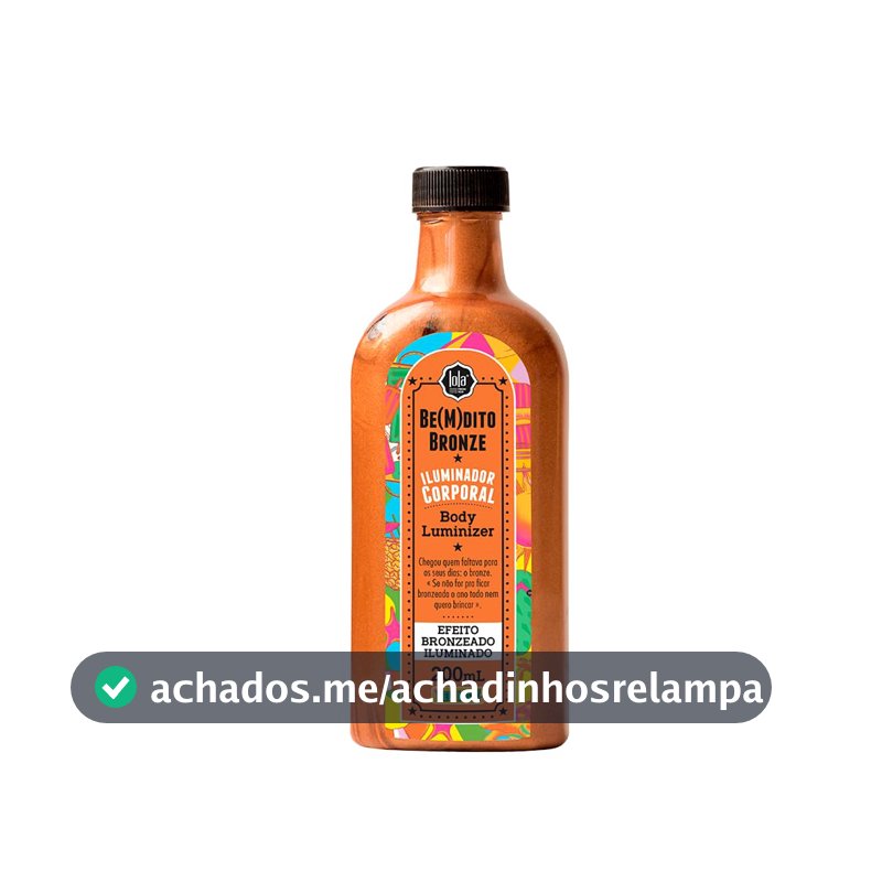 Be(m) Dito Bronze Iluminador Corporal 200ml, Lola Cosmetics