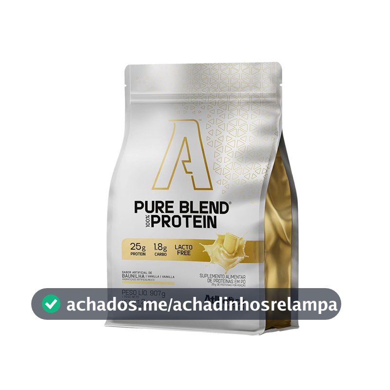 Whey Isolado Blend Zero Lactose 907g Baunilha - Atlhetica
