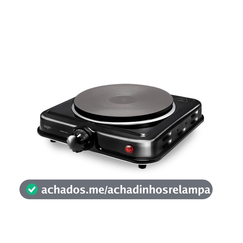Fogão Elétrico Portátil Cooktop Elgin Single Cook 1 Boca - 220V
