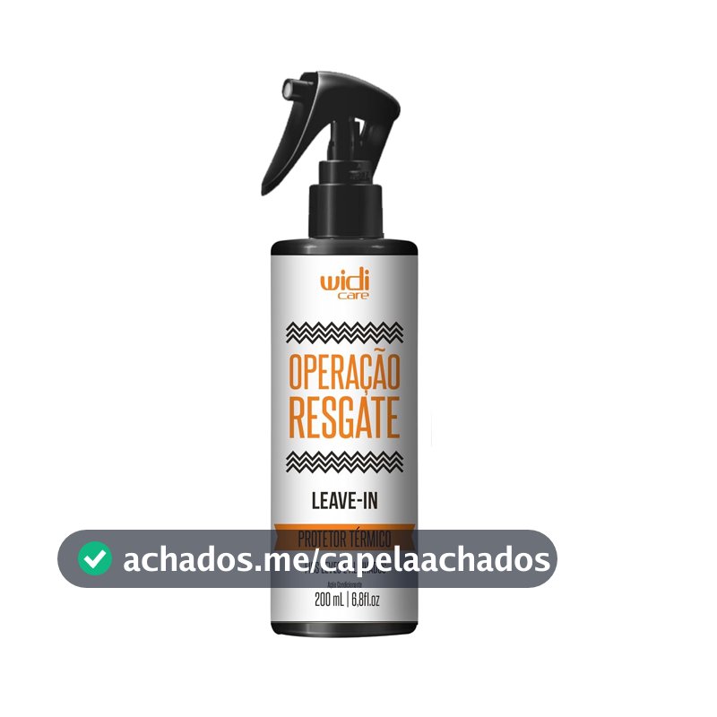 Widi Care, Protetor termico, Operação Resgate Leave-in, 200 ml