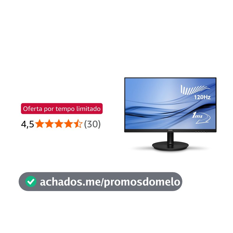 Monitor Philips 27" 120Hz 1ms Gaming Alto-falantes 271V8LAB3
