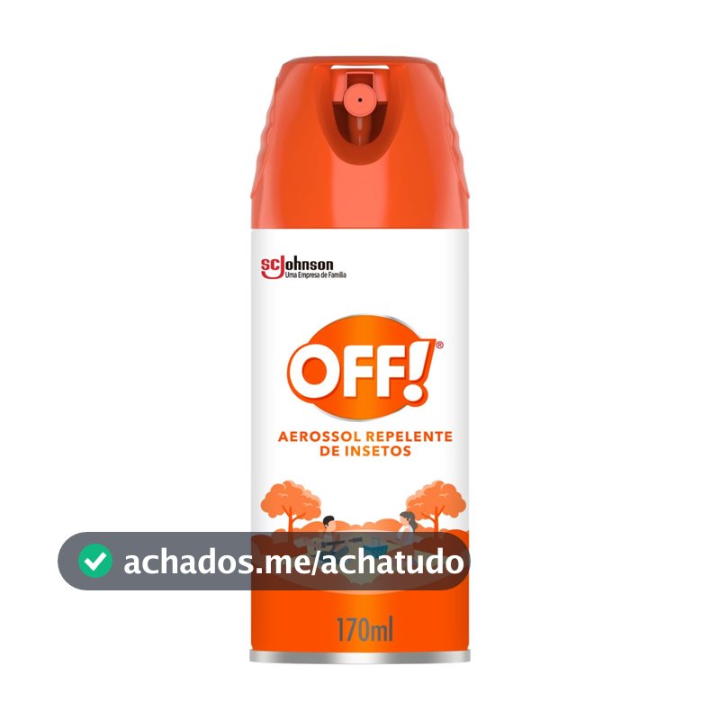OFF! Family Aerosol Repelente de Insetos e Mosquitos, 170ml