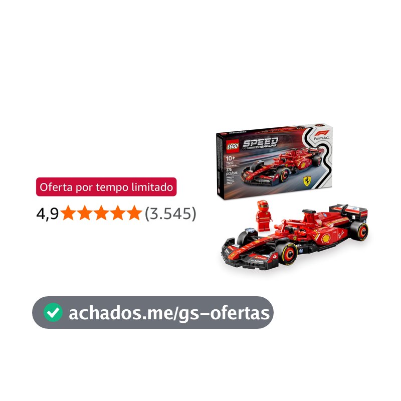 LEGO Speed Champions Carro de Corrida Ferrari SF-24 F1® 77242