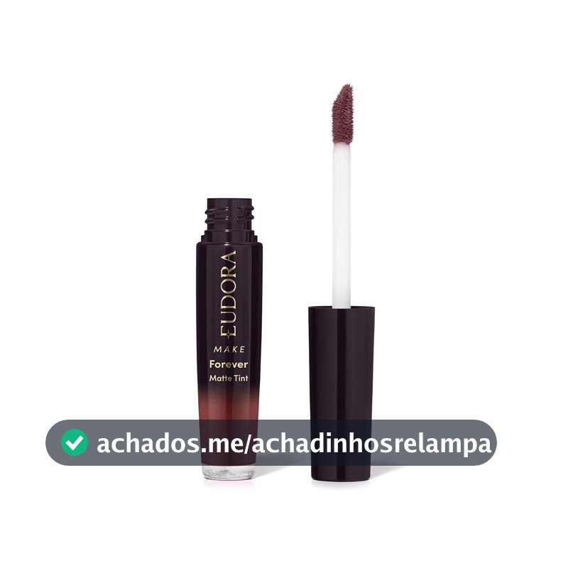 Eudora Make Forever Batom Líquido Bordô Intenso Matte Tint 4ml