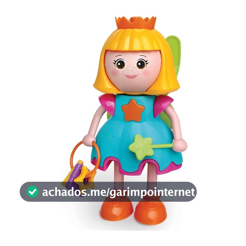 Boneca com Mecanismo Flora Fadinha de Atividad.23 Cm, Elka, Multicor