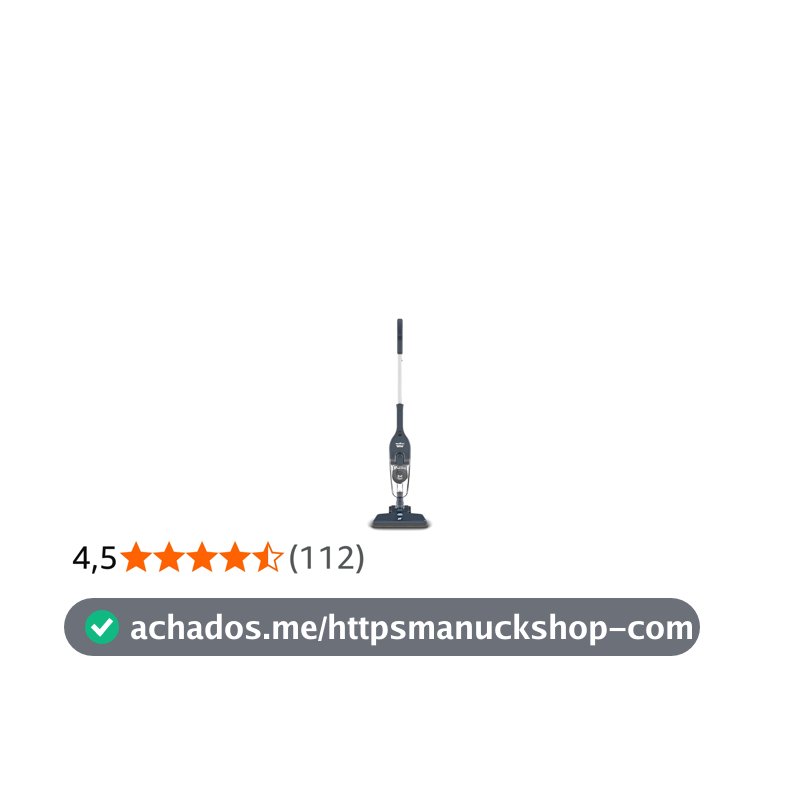 Aspirador de Pó Vertical Britânia 2 em 1 com Filtro Ciclone 1400W BAS30 1,5L Azul 127V