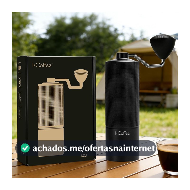 iCoffee Moedor de Café Manual C3S Com Capacidade de 20g