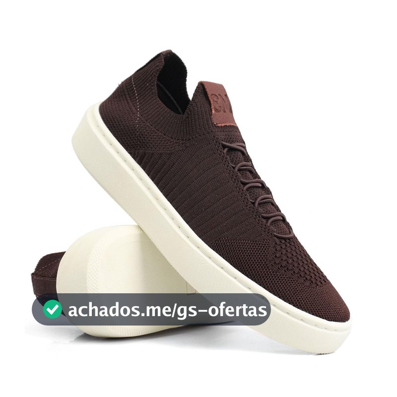 Tênis Knit Masculino Slip Casual Moderno Elegante e Confortável
