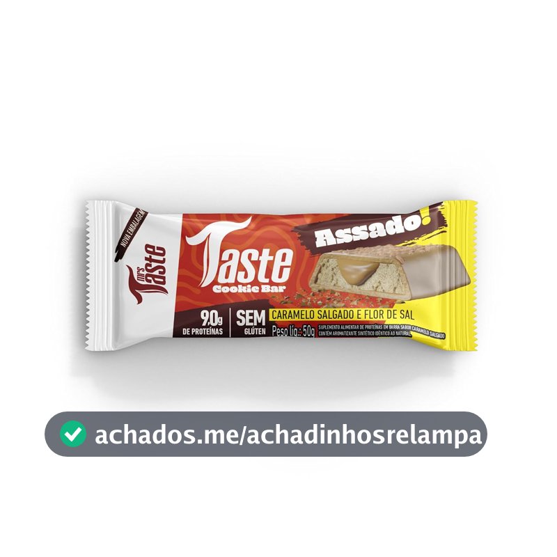 Barra de Proteína Assada Mrs Taste Caramelo com Flor de Sal Mrs Taste