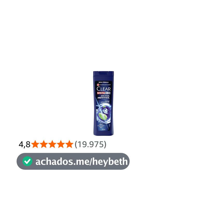 Clear Shampoo Men Anticaspa Ice Cool Menthol 400Ml