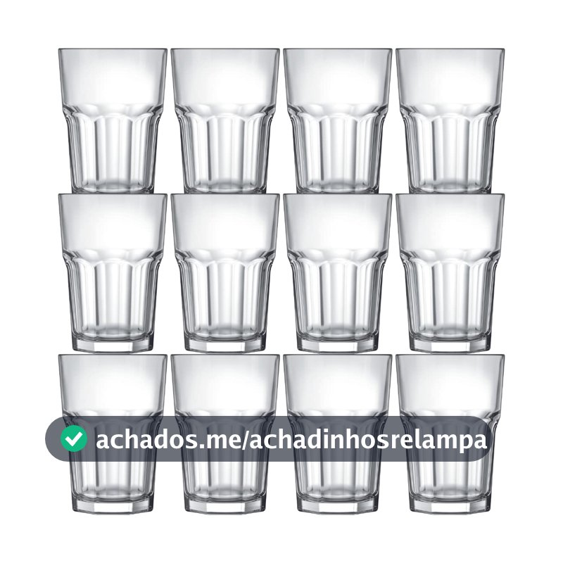 Copo Bristol Long Drink 410ml - Kit 12 Unidades