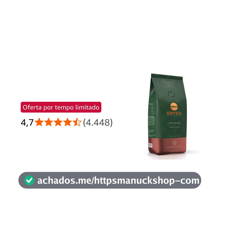 ORFEU Café em Grãos Intenso Torra Escura 1 kg