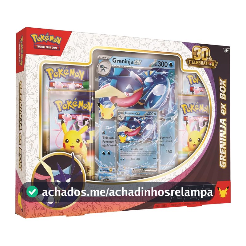Pokémon TCG: 30th Celebration Pokémon ex Box