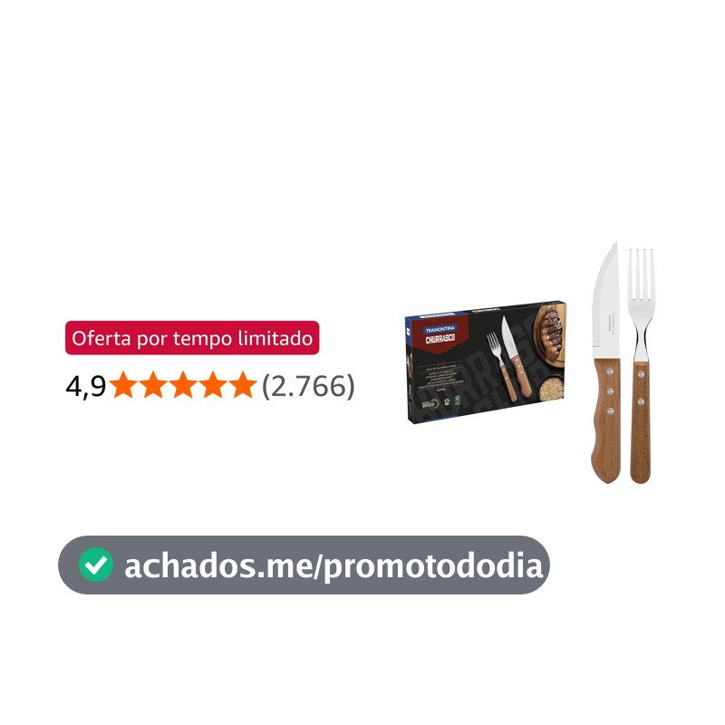 JOGO CHURRASCO INOX 12PC DYNAMIC