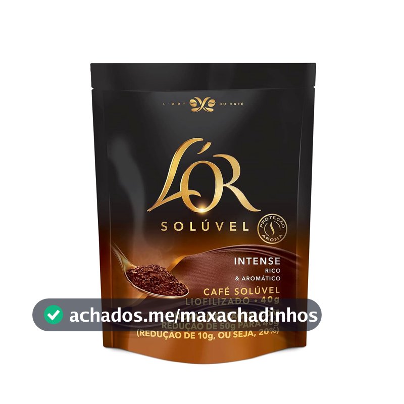 L'OR Café Solúvel Intense Stand Up Pouch 40G