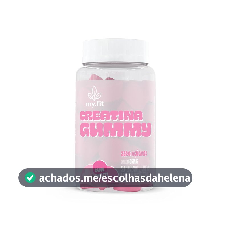 Creatina Gummy (60 Gomas) 3g de Creatina por Dose, Zero Açúcar - My Fit