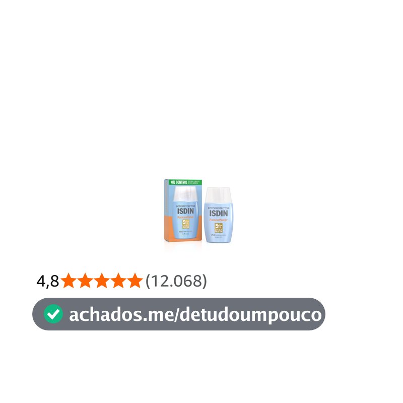 ISDIN Protetor Solar Facial Fusion Water 5 Stars