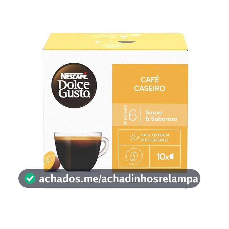 Dolce Gusto Café Caseiro 10 Cápsulas