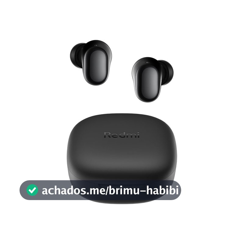 Fone Bluetooth Redmi Buds 6 Play Xiaomi, Preto (XM812PRE)
