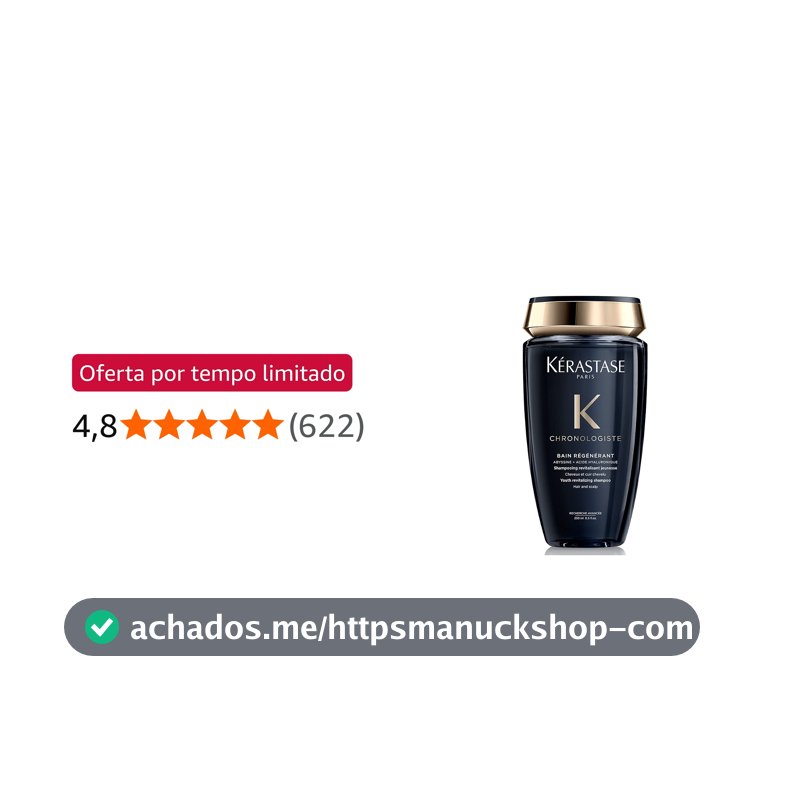 Shampoo Hidratante Regenerador Kérastase Chronologiste Bain Régénérant, 250ml