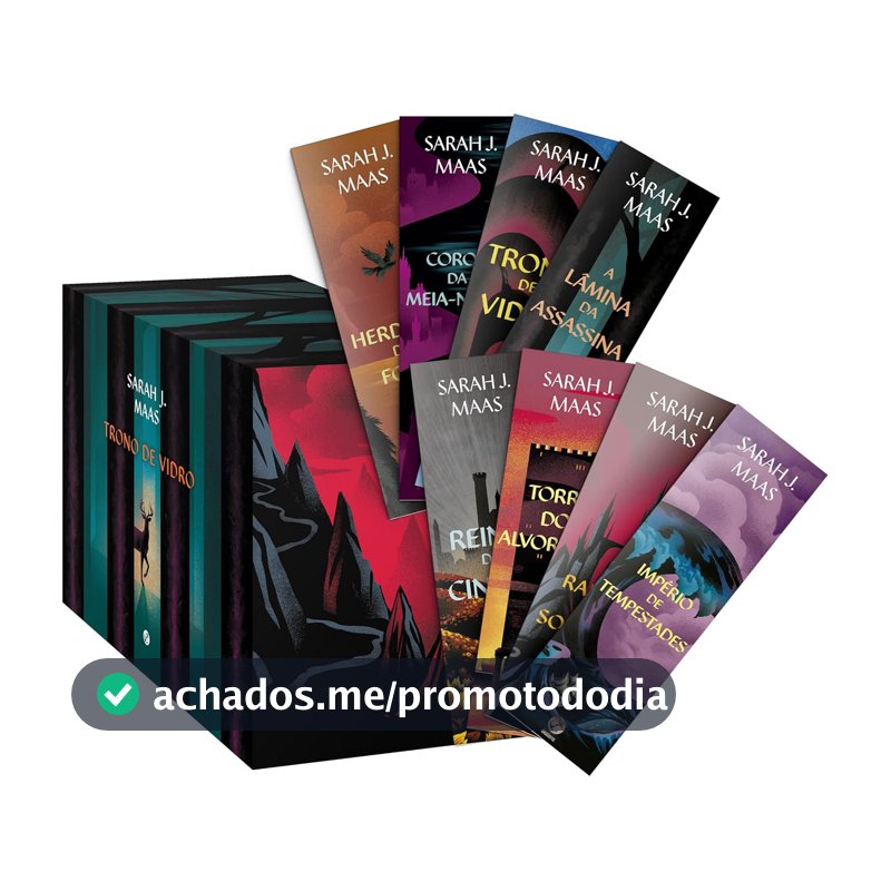 Box Trono de vidro - Novas capas