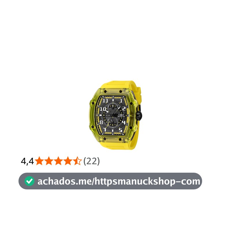 Invicta Mostrador masculino Racing de 48,5 mm, quartzo VH61