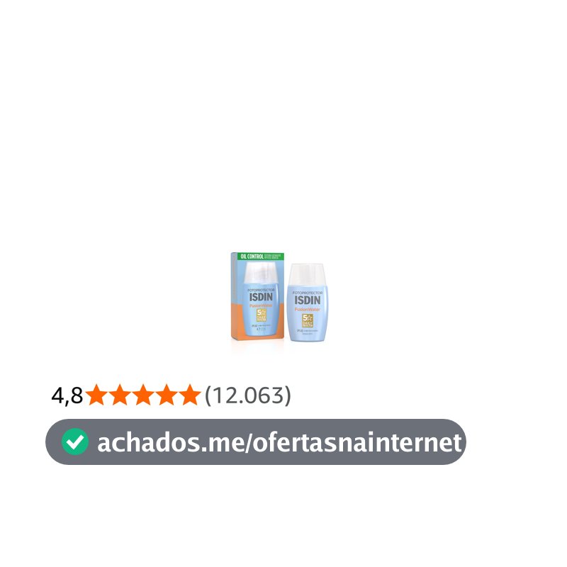 ISDIN Protetor Solar Facial Fusion Water 5 Stars