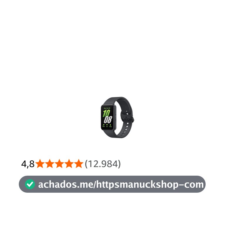 Smartwatch Samsung Galaxy Fit3 Display 1.6" Grafite