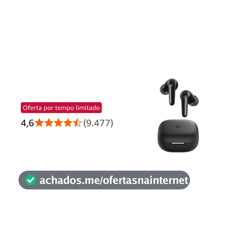 soundcore P31i da Anker, Fone de Ouvido Bluetooth 6.1 Sem Fio, TWS IP55