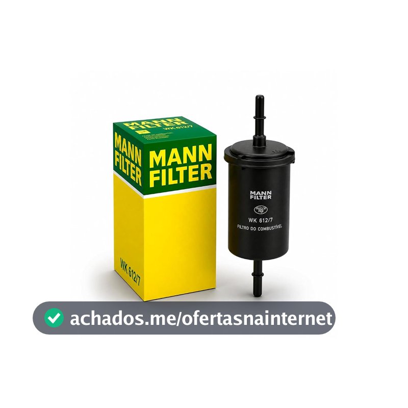 MANN-FILTER Original, Filtro de Combustível, Blindado, WK 612/7, Para Modelos Ford