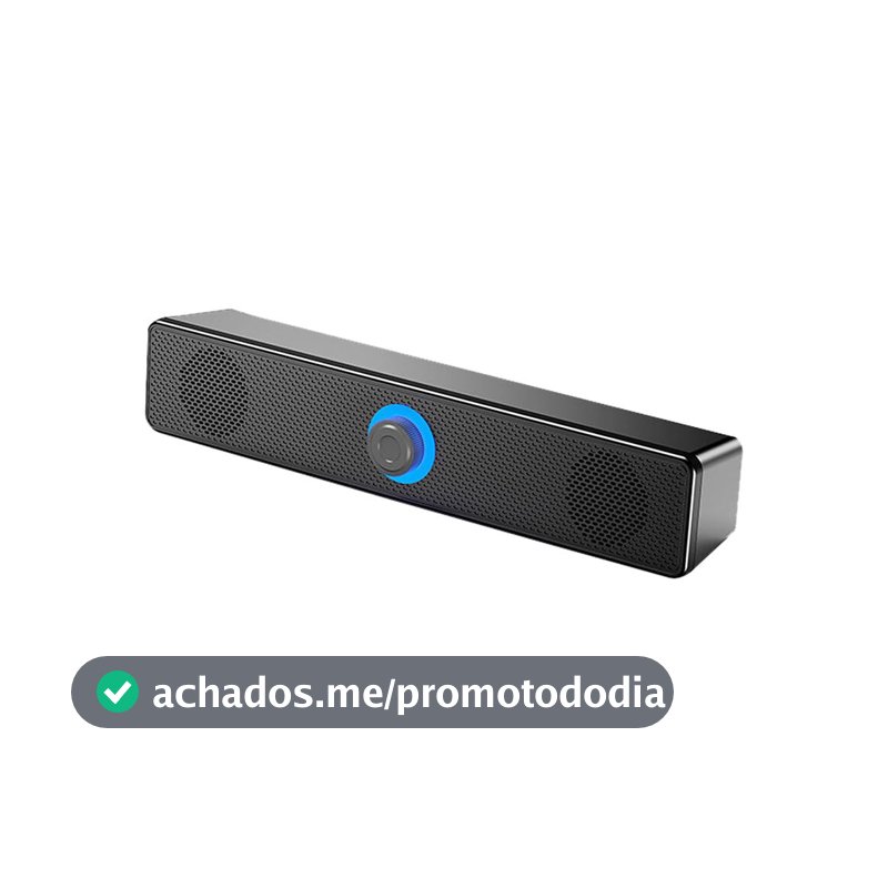 Soundbar 360 Surround 38 2cm Caixa De Som 5 0 Com Conexão Auxiliar - Potente Alto-Falantes Duplos 5W Para Tv for Theater Escritório
