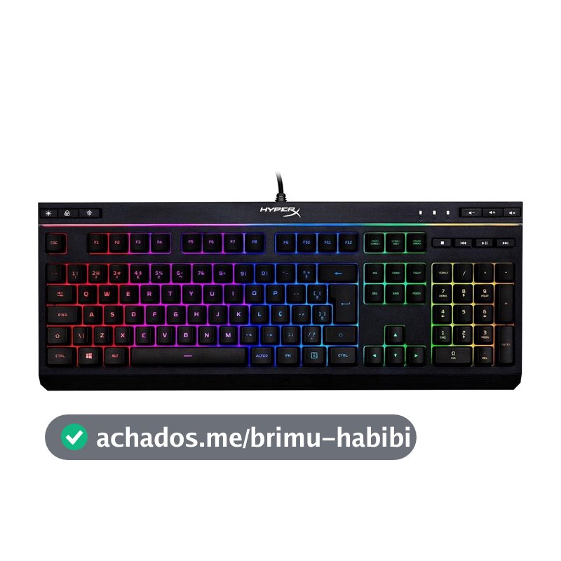 HyperX Teclado Gamer HyperX Alloy Core RGB, ABNT2, PRETO