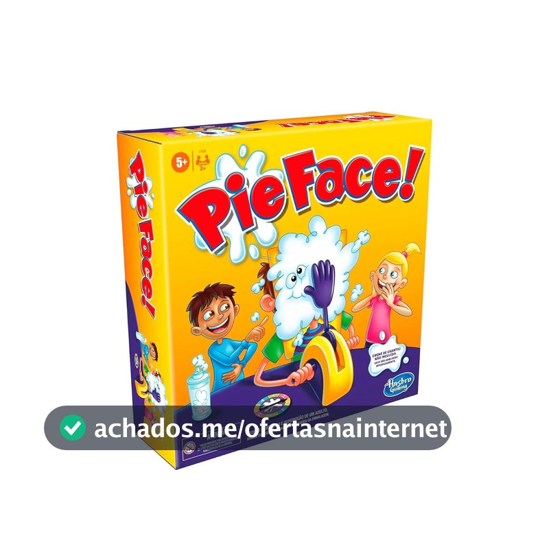 Hasbro Games, Jogo de Tabuleiro, Pie Face - Jogo para Adultos e Crianças, 2 ou Mais Jogadores - A partir de 5 Anos