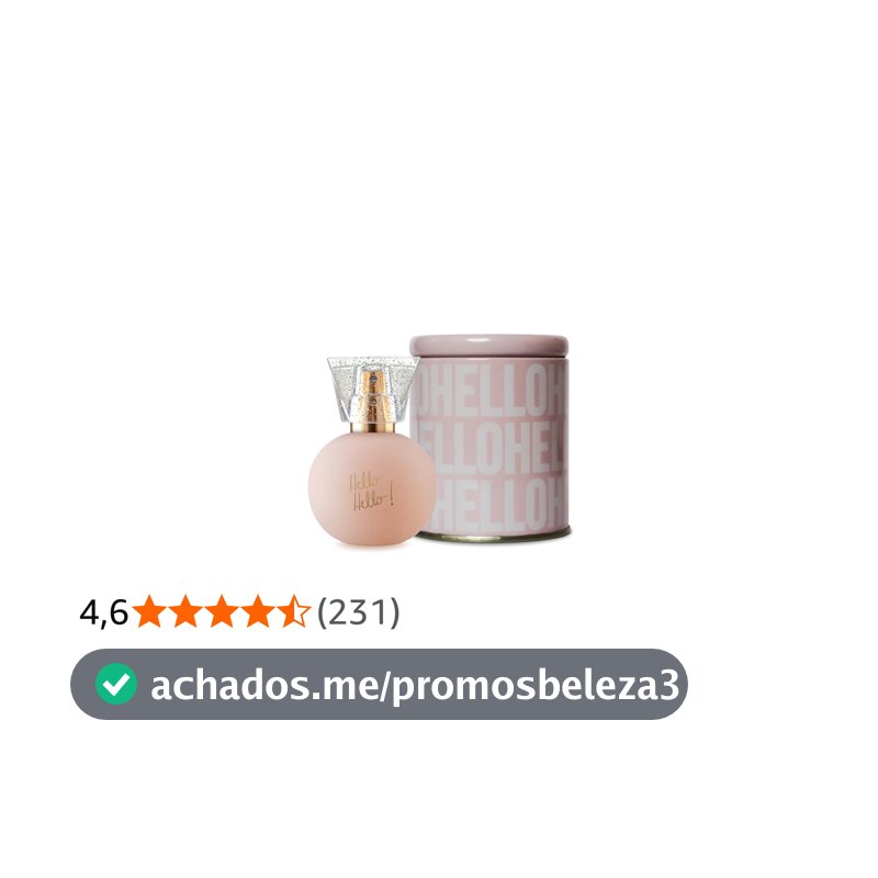 Deo Colônia Hello Hello Nah Cardoso Perfume Feminino 50ml Ciclo Lata
