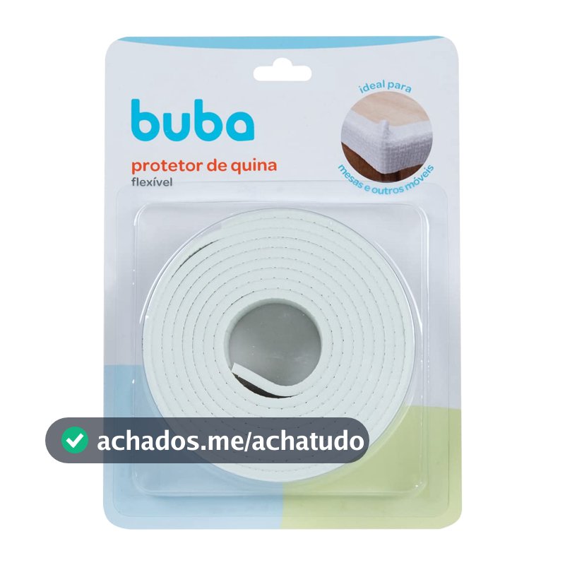 Buba Protetor De Quina E Borda - Flexível Em Rolo Branco